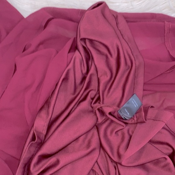 Lulus merlot color formal maxi dress size small - Picture 10 of 11